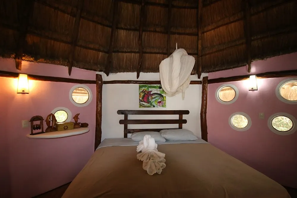 ** Hotel Kambulum Nature Eco-Villas Tulum Mexico